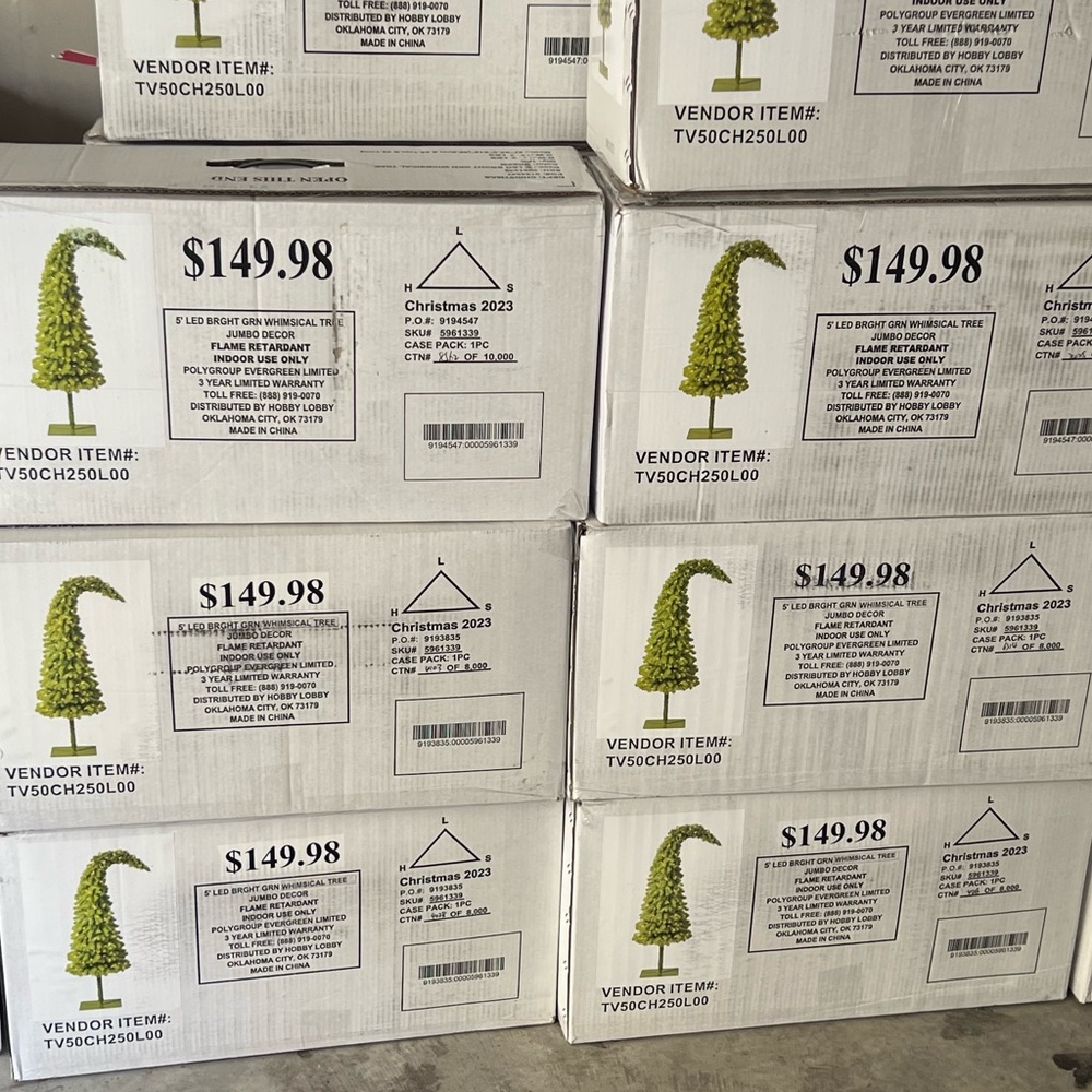 Grinch Tree - Hobby Lobby